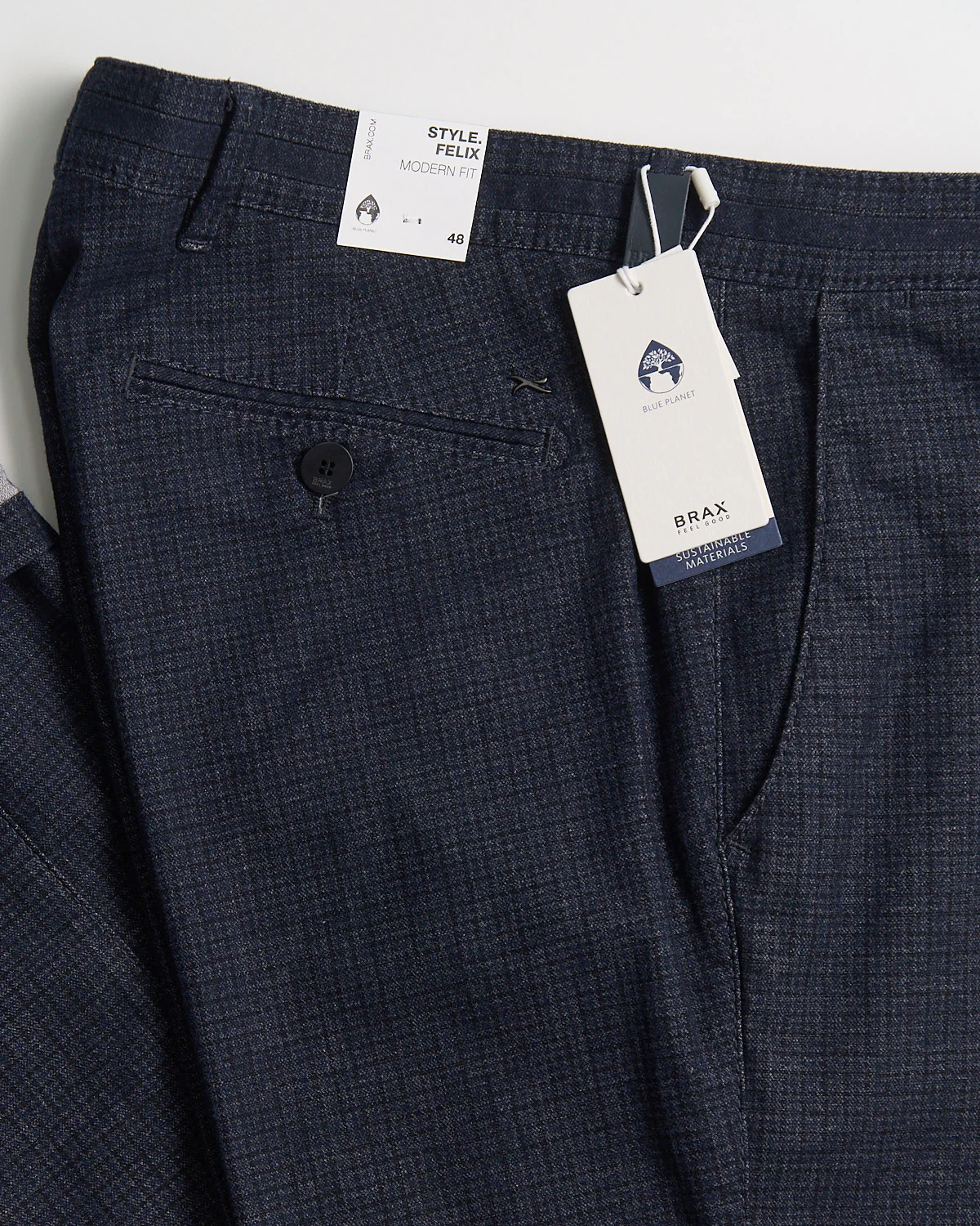 Felix Woo.Look Easy Care Smart Casual Pants - Image 3