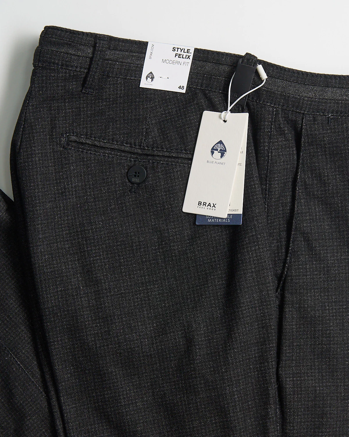 Felix Woo.Look Easy Care Smart Casual Pants - Image 3
