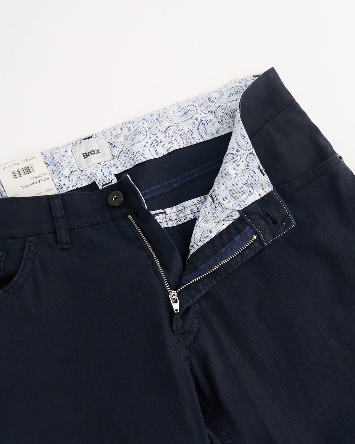 Navy Chuck Linen Flex 5 Pocket Pants - Image 2