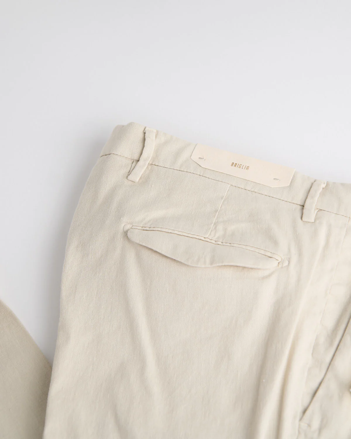 Comfort Fit Linen Stretch Summer Trousers - Image 3