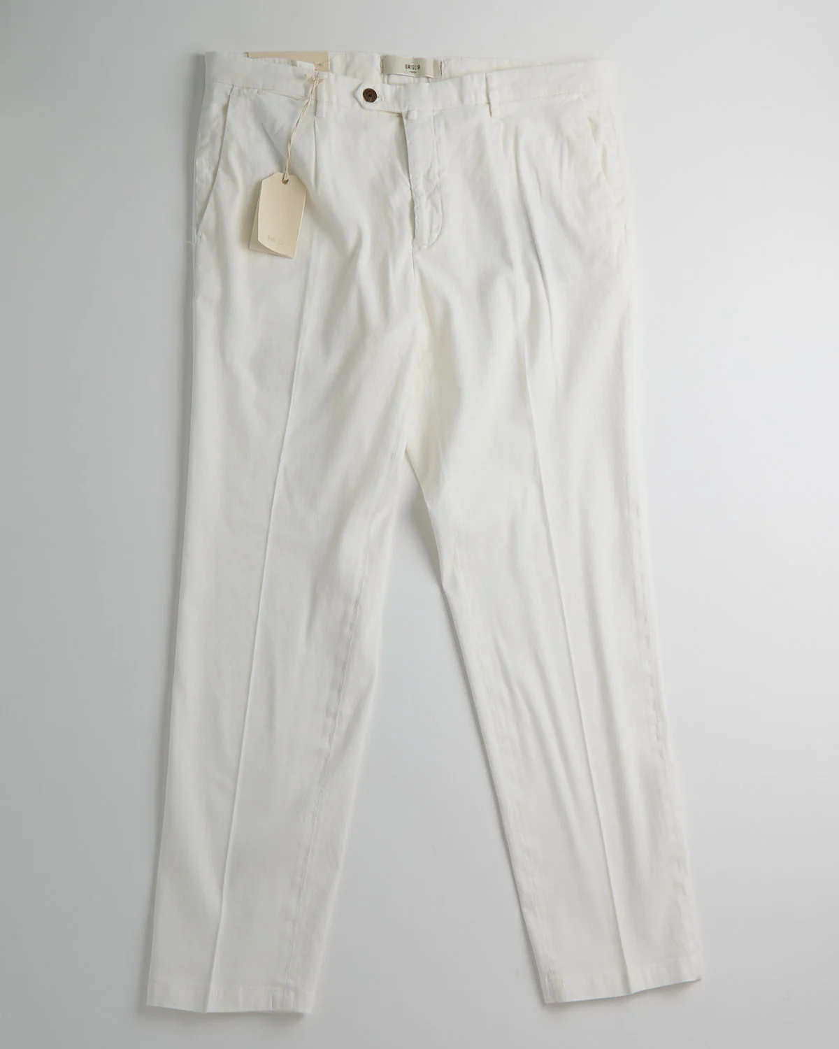 Comfort Fit Linen Stretch Summer Trousers - Image 3