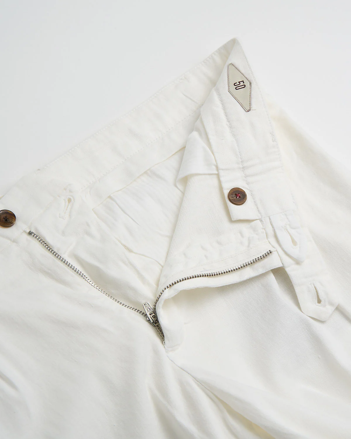 Comfort Fit Linen Stretch Summer Trousers - Image 5
