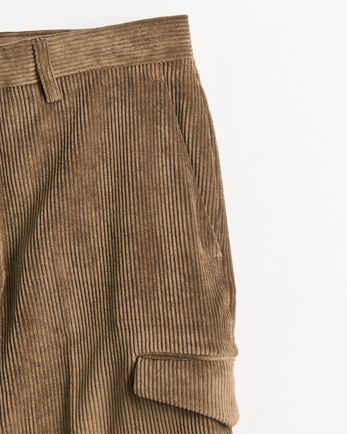 Easy Fit Luxury Corduroy Cargo Pants - Image 5