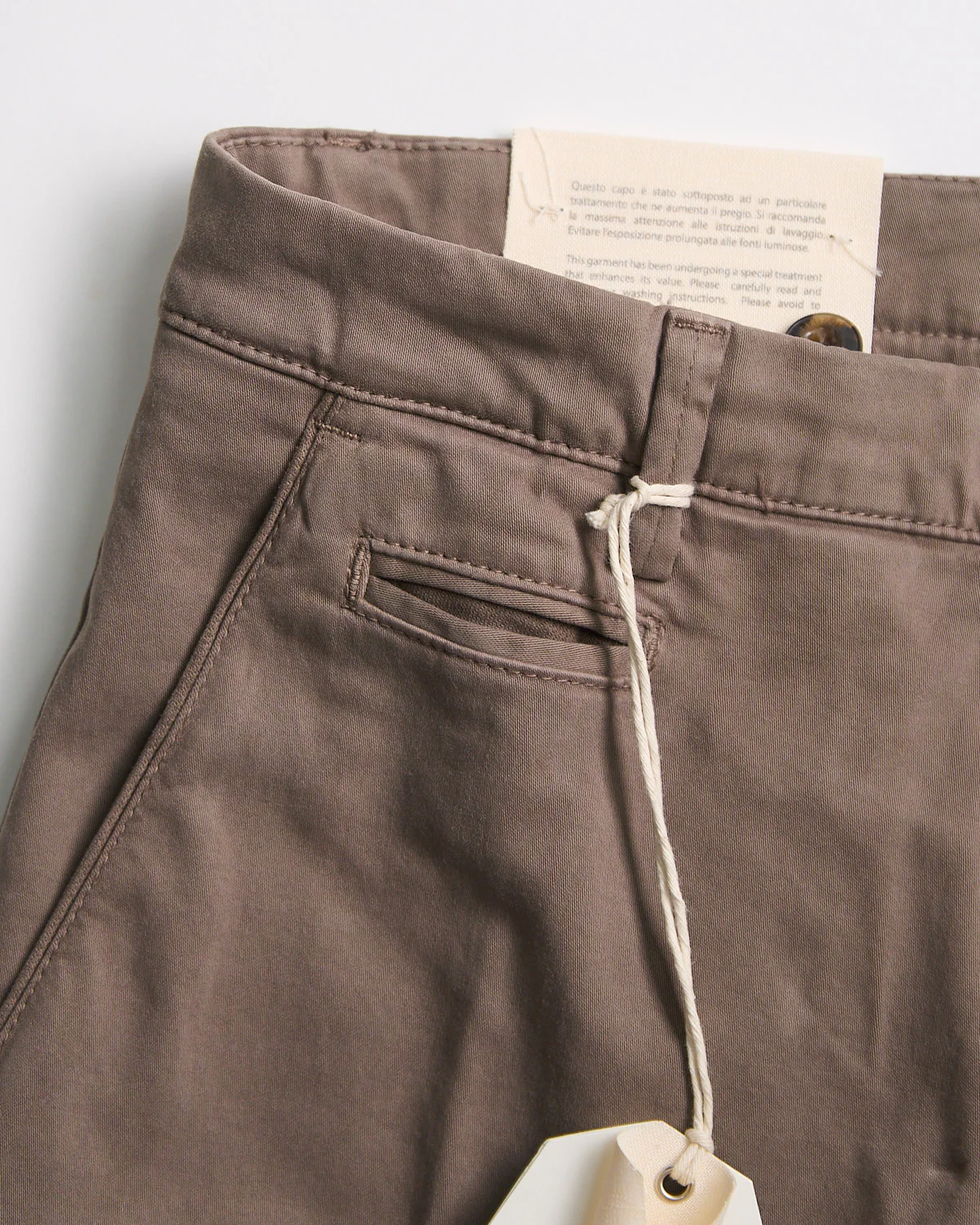 Easy Fit Stretch Brushed Cotton 'All Day' Smart Casual Pants - Image 2
