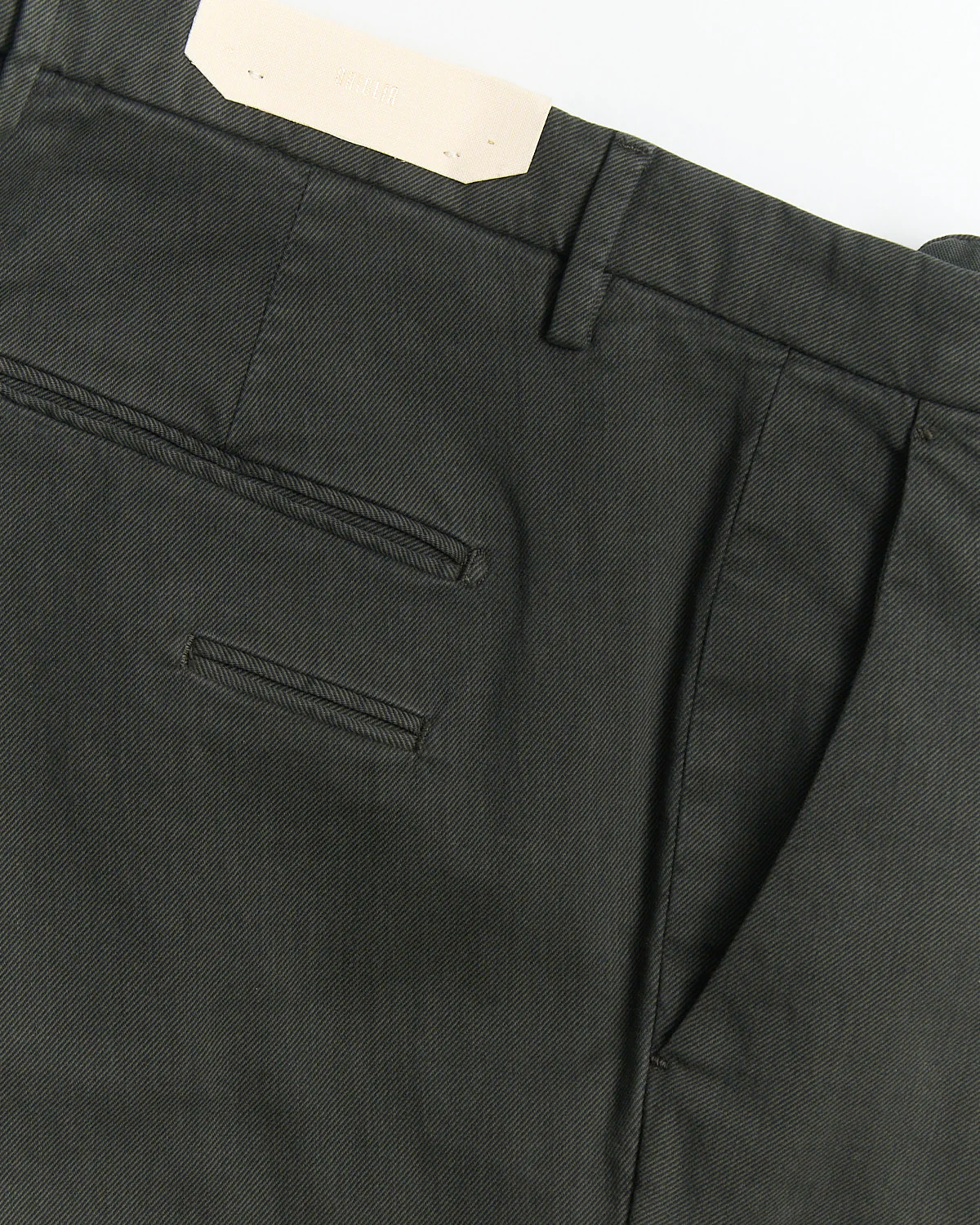 Slim Fit Stretch Cotton Twill 'Every Day' Smart Casual Pants - Image 4