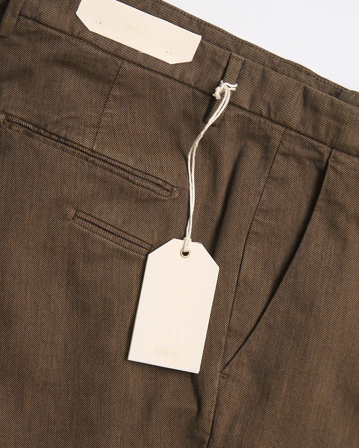 Slim Fit Stretch Cotton Twill 'Every Day' Smart Casual Pants - Image 3
