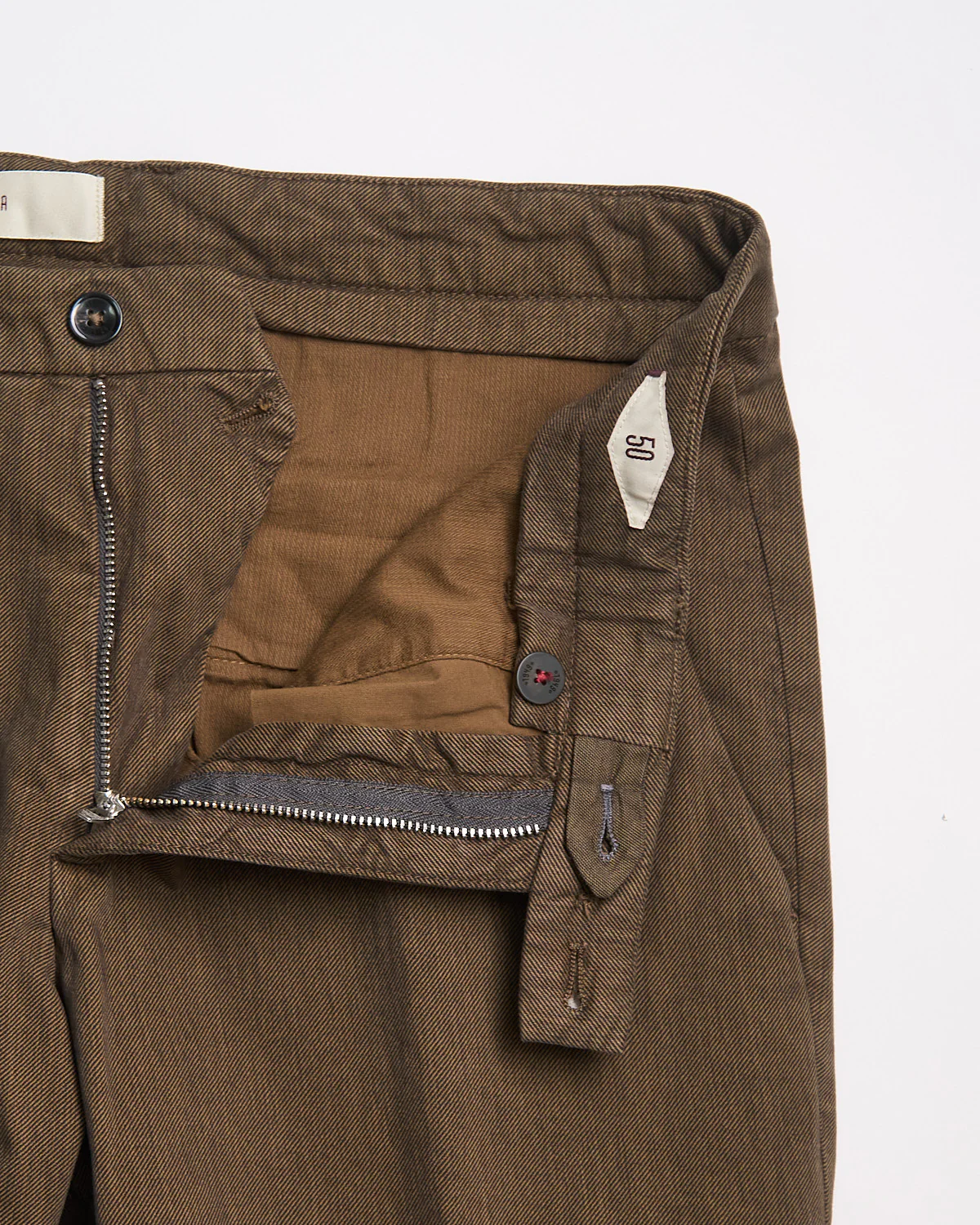 Slim Fit Stretch Cotton Twill 'Every Day' Smart Casual Pants - Image 5