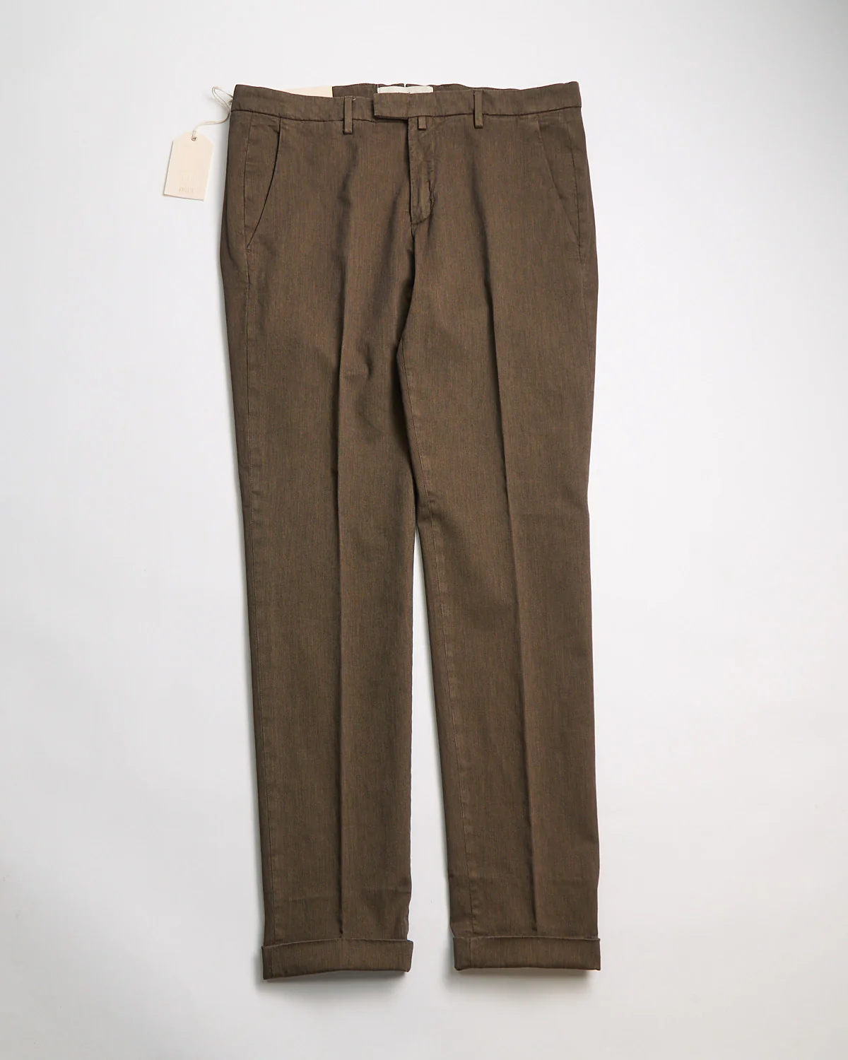 Slim Fit Stretch Cotton Twill 'Every Day' Smart Casual Pants - Image 7