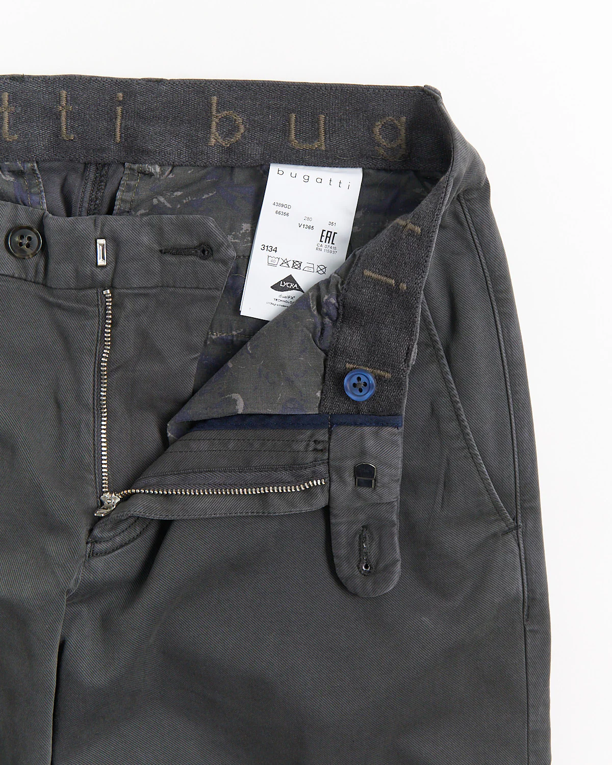 Athletic Fit Stretchy 'Cozy Time' Dressy Cotton Chinos - Image 4