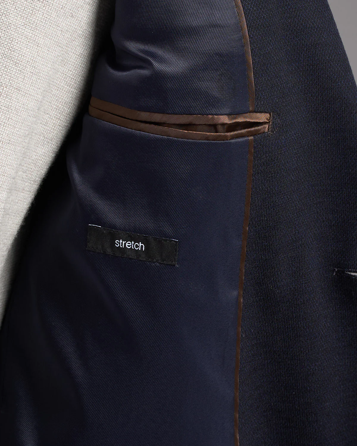 Birdseye Jersey Stretch Blazer - Image 4