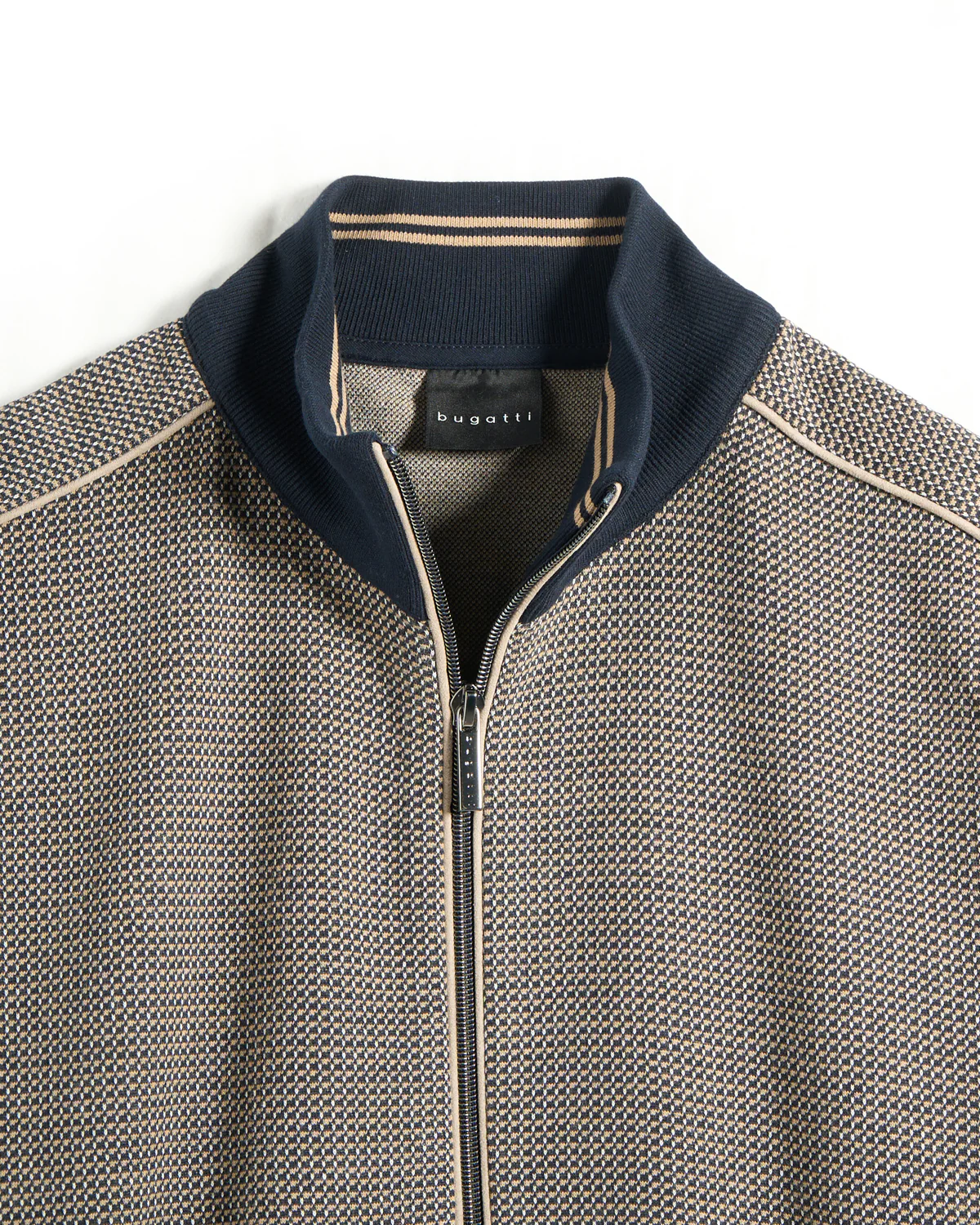 Full Zip Cotton Cardigan Jacket - Image 2