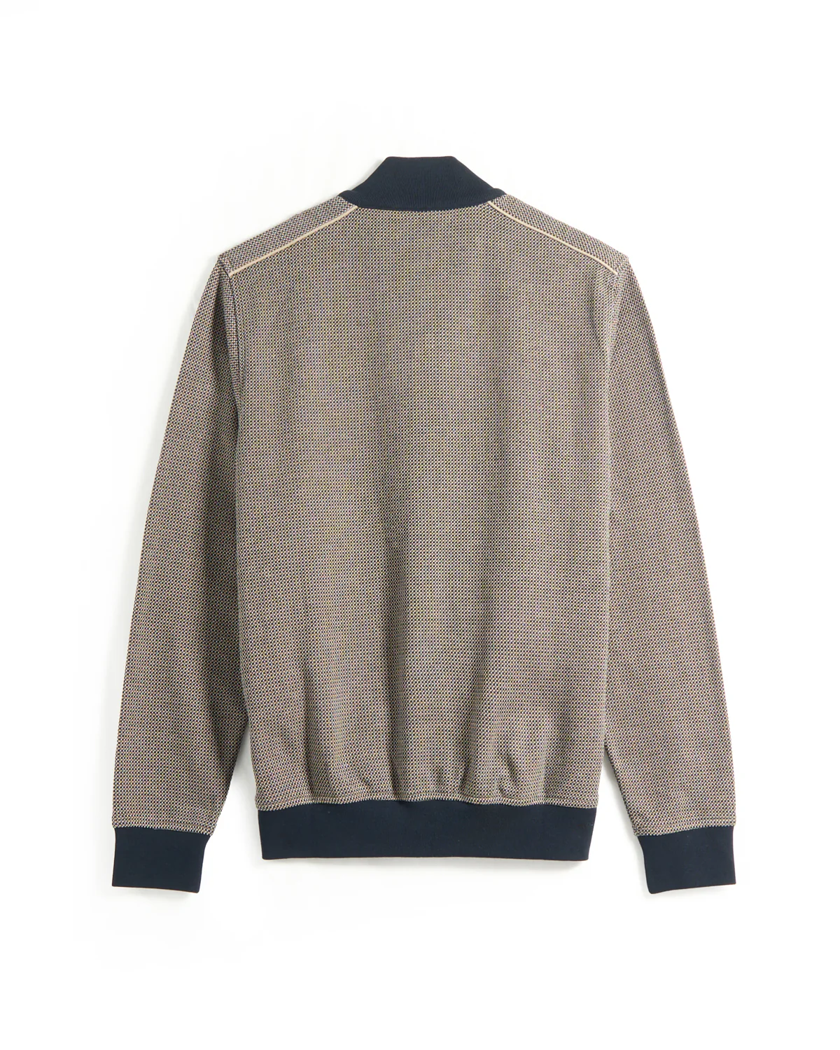 Full Zip Cotton Cardigan Jacket - Image 3