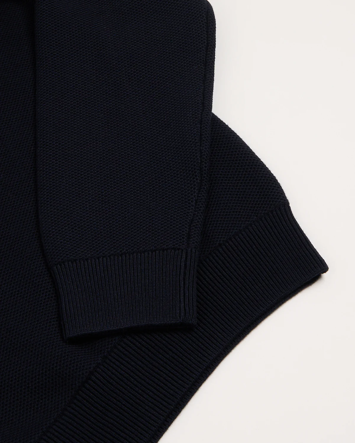 Honeycomb Jersey Quarter-Zip Sweater - Image 6