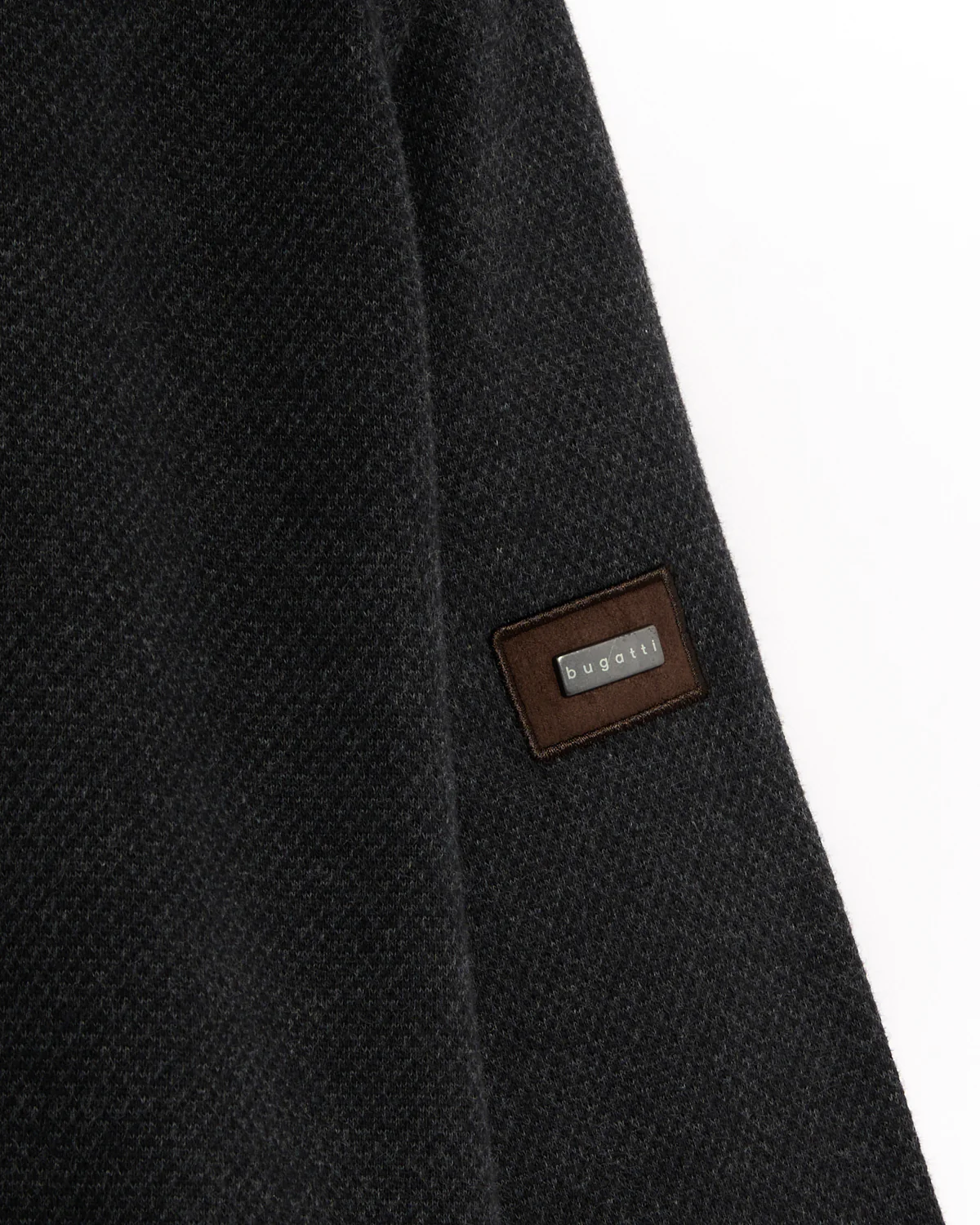 Jacquard Jersey Sporty Quarter Zip Sweater - Image 5