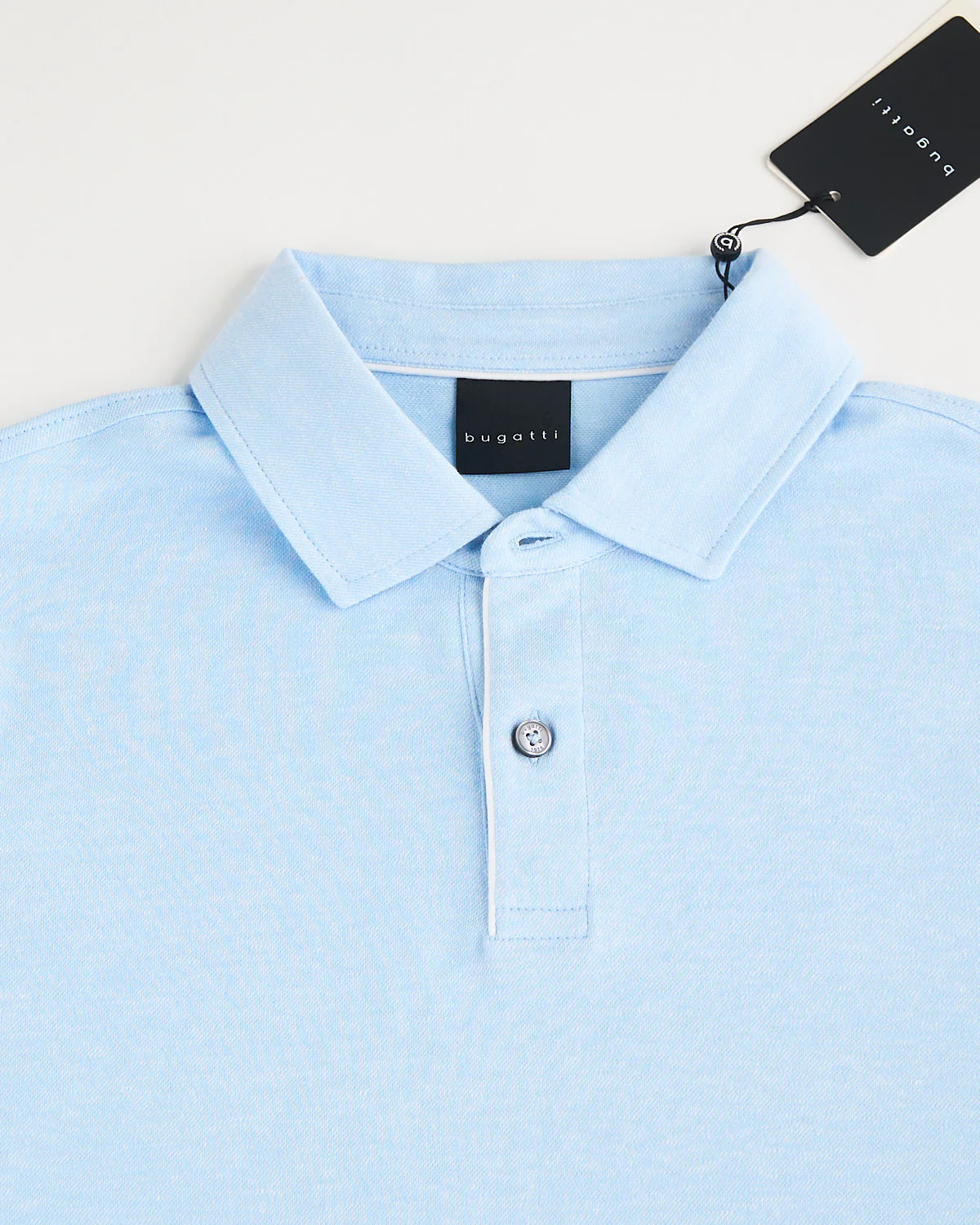 Piped Cotton & Linen Piqué Polo - Image 2