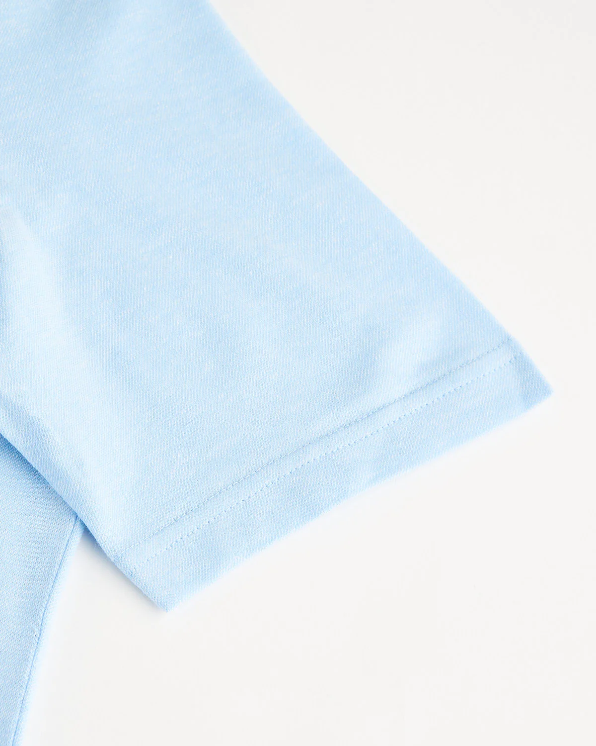 Piped Cotton & Linen Piqué Polo - Image 3