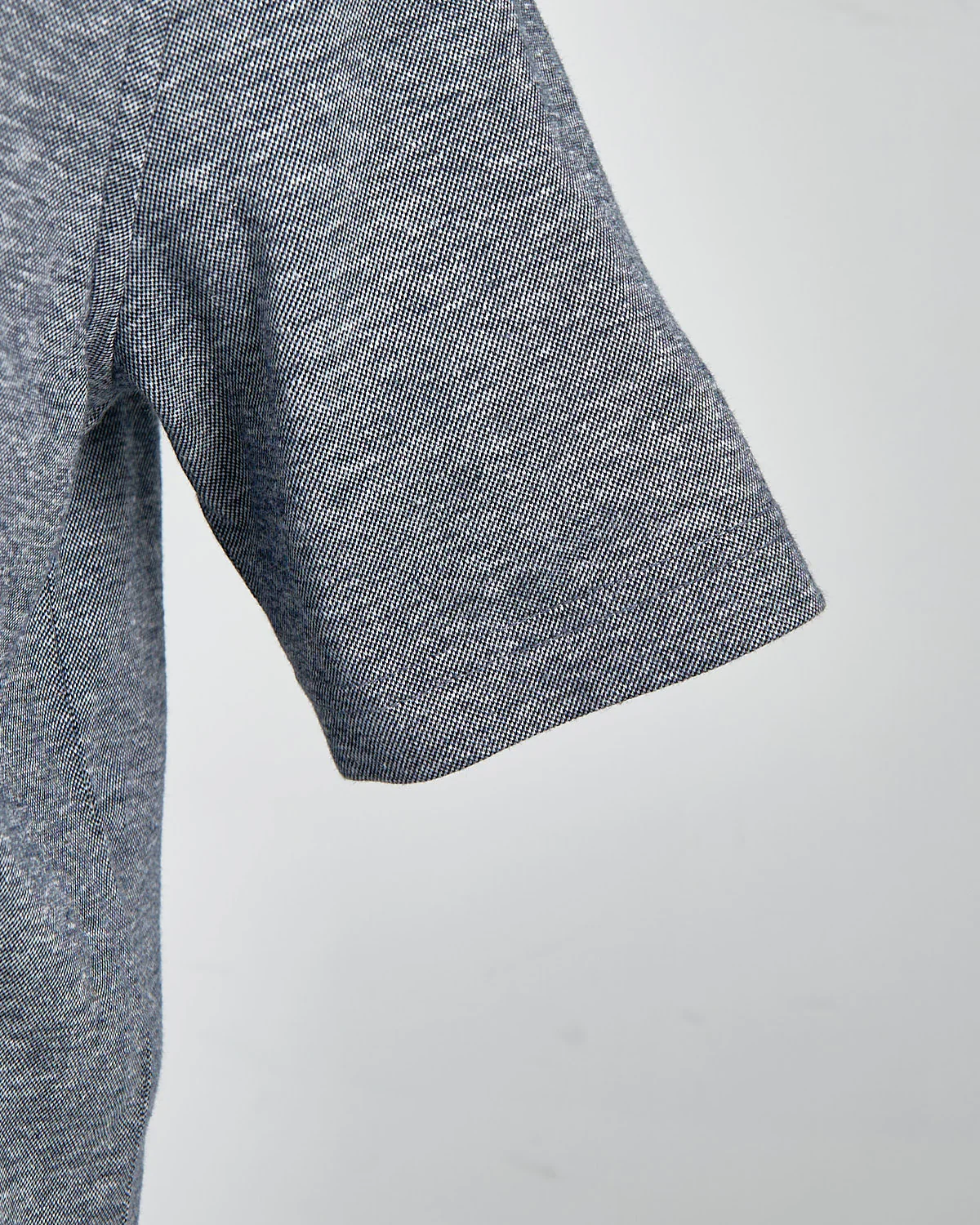 Piped Cotton & Linen Piqué Polo - Image 6