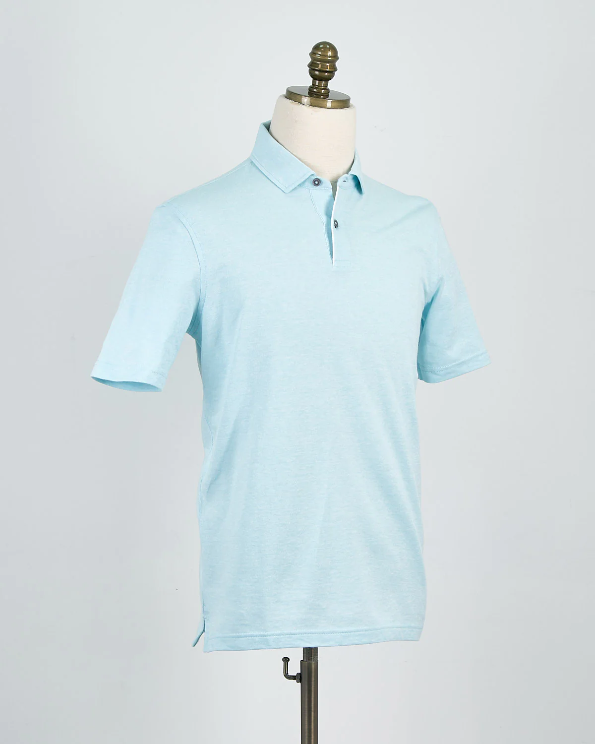 Piped Cotton & Linen Piqué Polo
