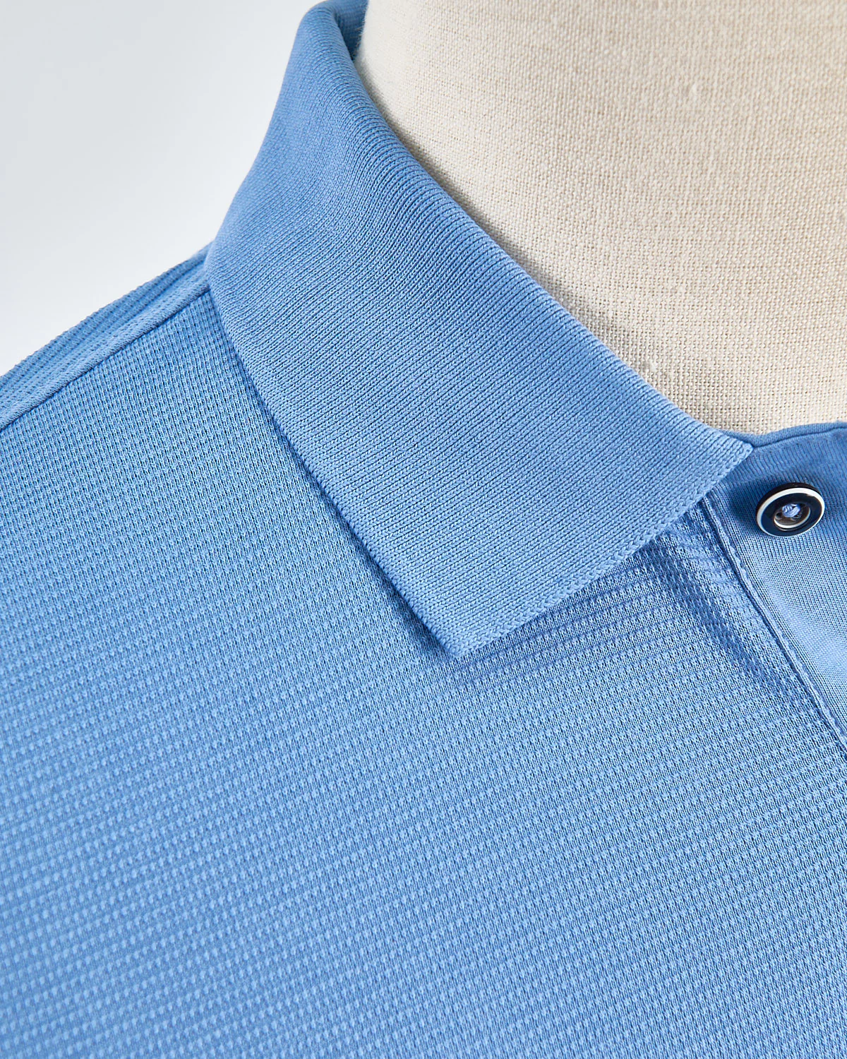 Ribbed Washed Cotton Polo - Image 6
