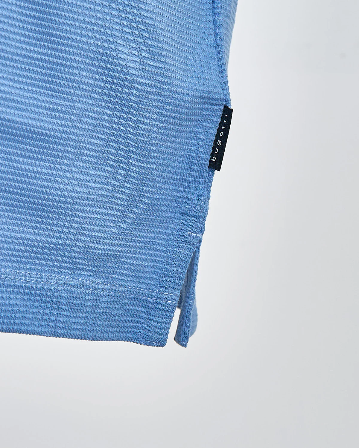Ribbed Washed Cotton Polo - Image 8