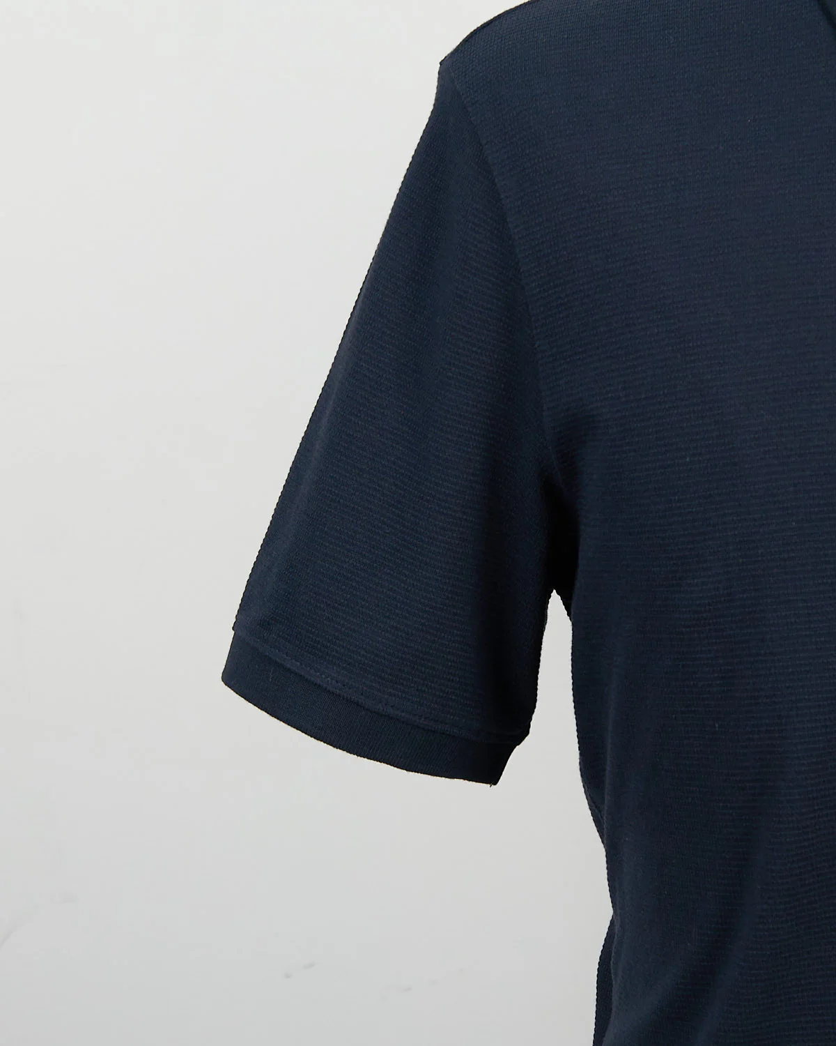 Ribbed Washed Cotton Polo - Image 6