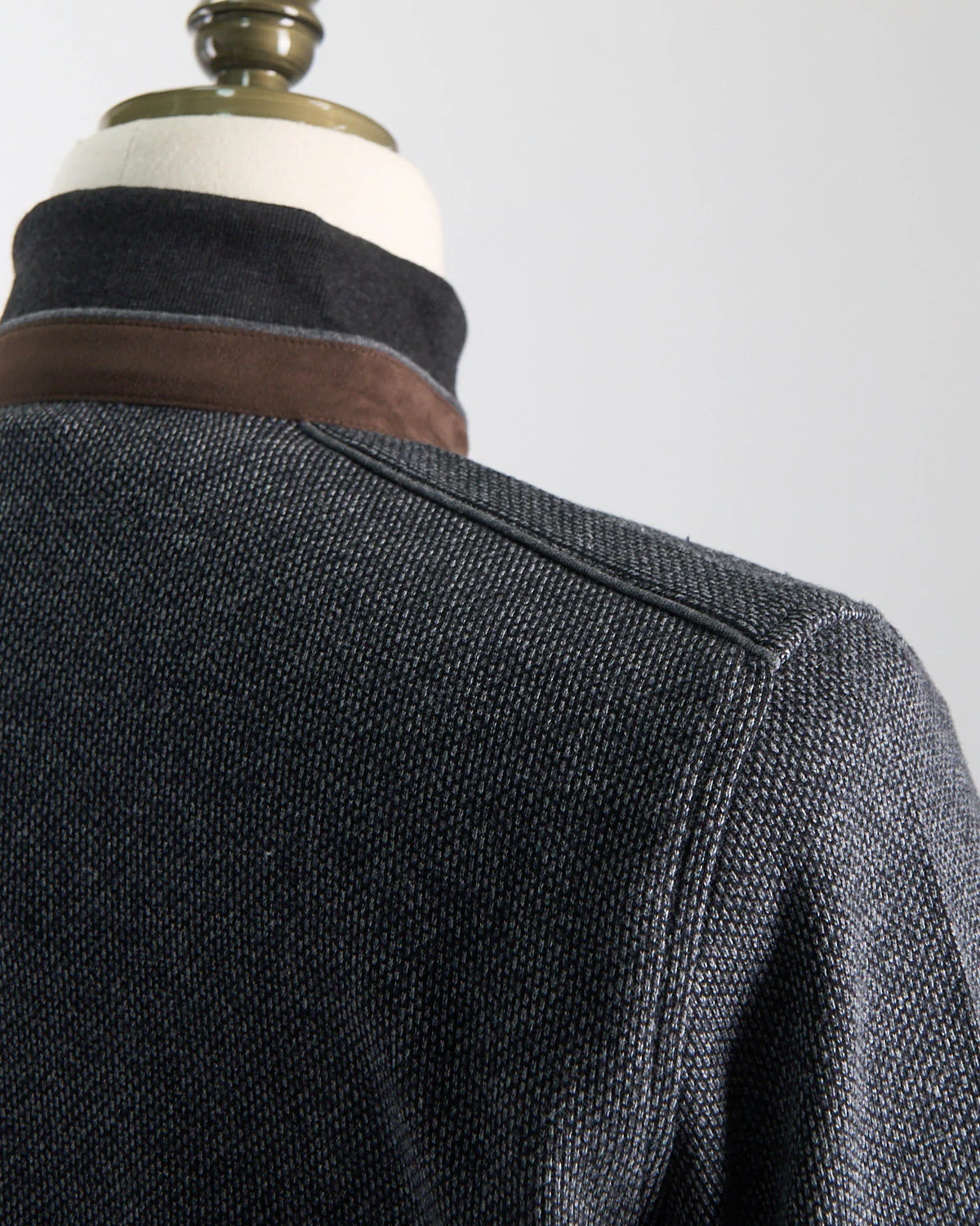 Smart Casual Easy Care Quarter Zip Sweater - Image 5