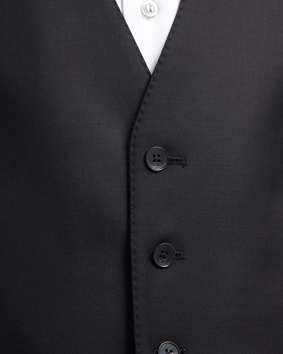 'George' Black Vest - Image 2