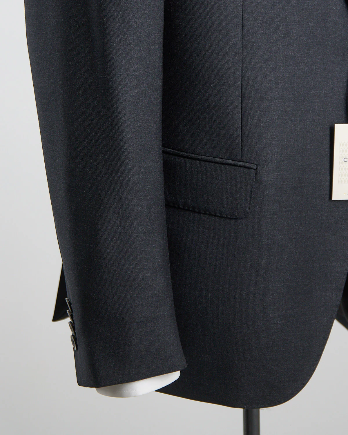 'Owen' Charcoal Suit Jacket - Image 6