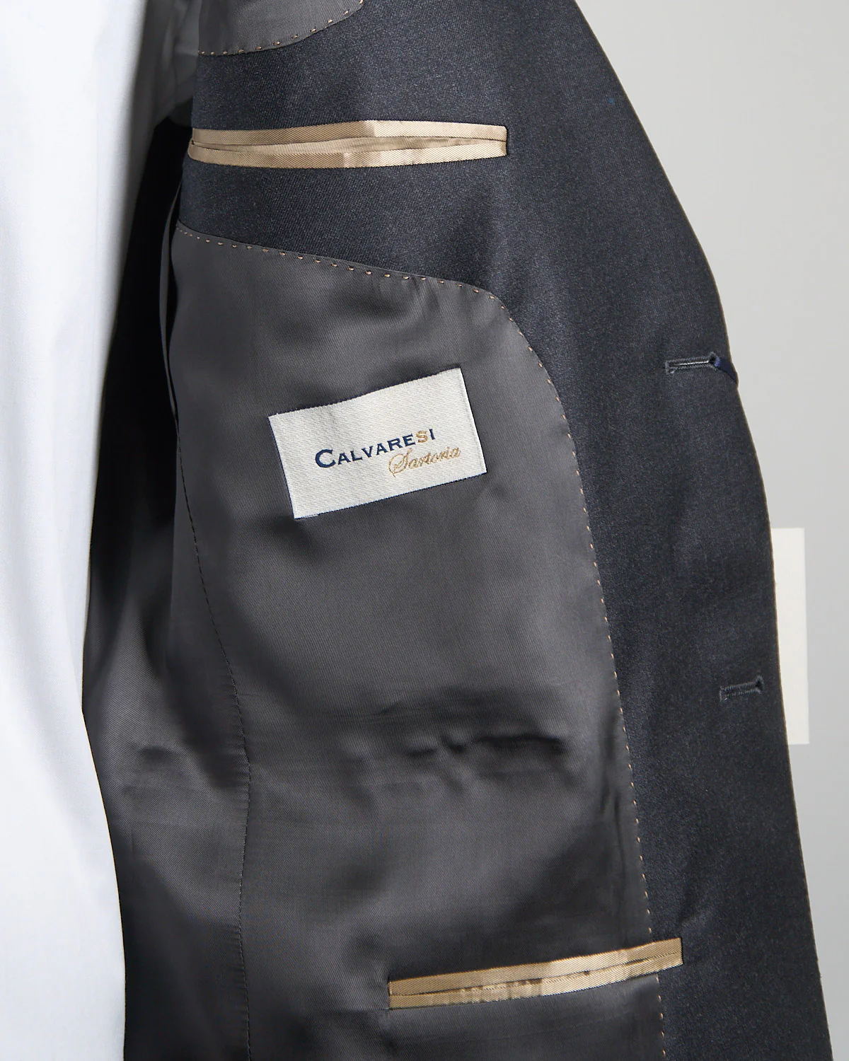 'Owen' Charcoal Suit Jacket - Image 7