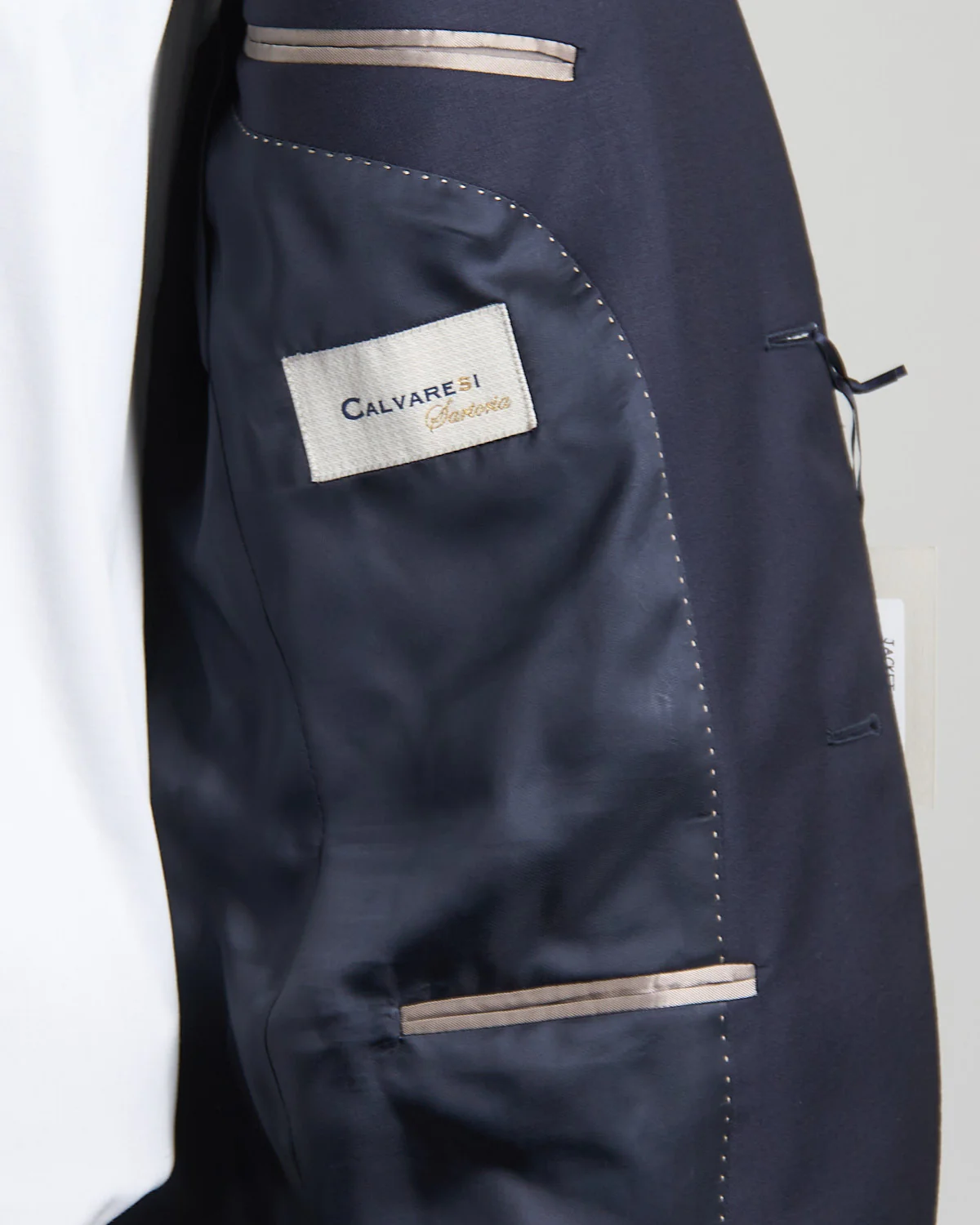 'Owen' Navy Suit Jacket - Image 7