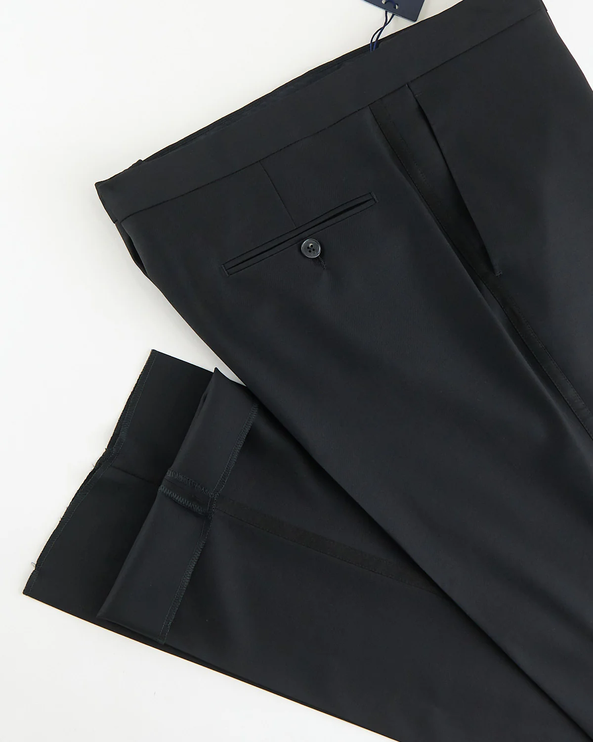 'Patrick' Black Tuxedo Pants - Image 3
