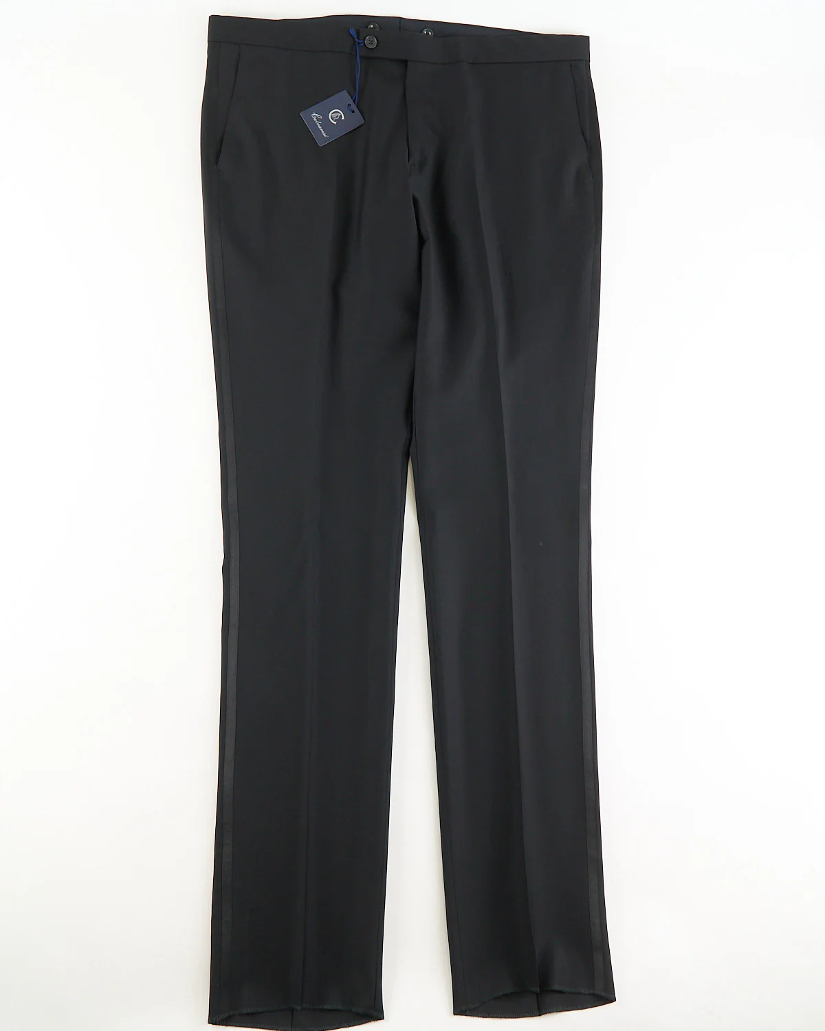 'Patrick' Black Tuxedo Pants - Image 7