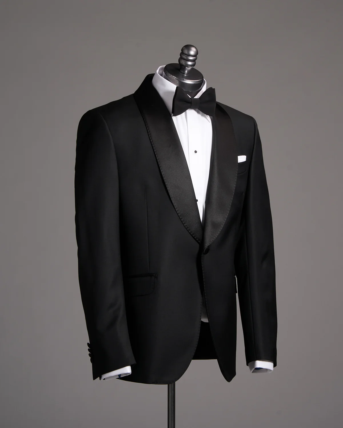 'Troy' Black Shawl Collar Tuxedo Jacket