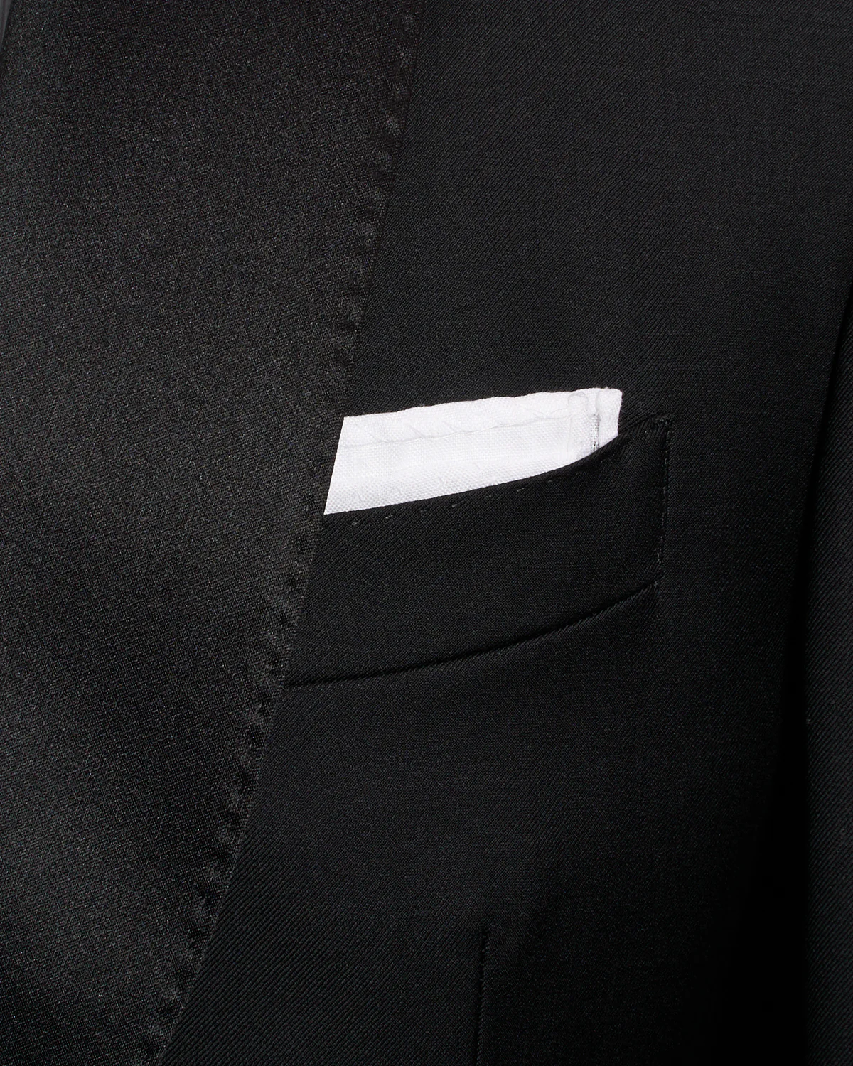 'Troy' Black Shawl Collar Tuxedo Jacket - Image 5