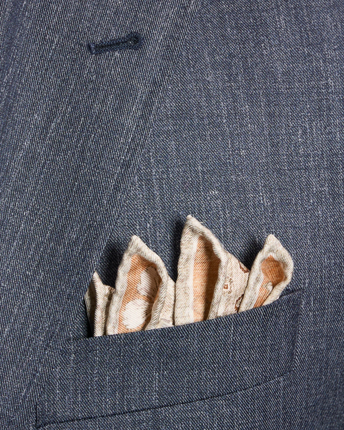 Double Breasted Summertime Denim Travel Sport Jacket - Image 5