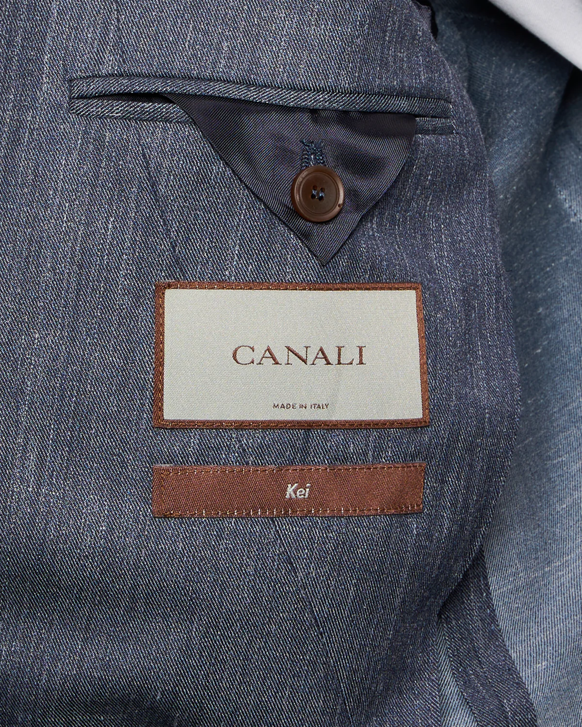 Double Breasted Summertime Denim Travel Sport Jacket - Image 7