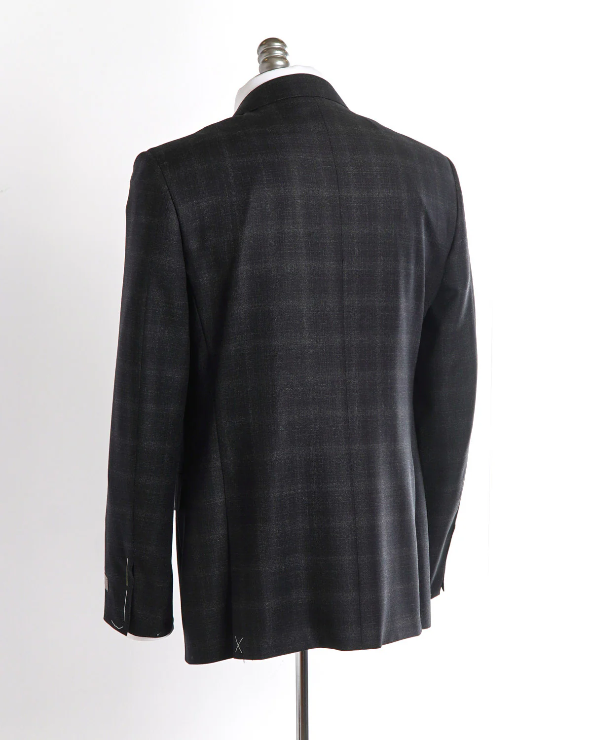 Elegant Fade Check Wool Suit - Image 4