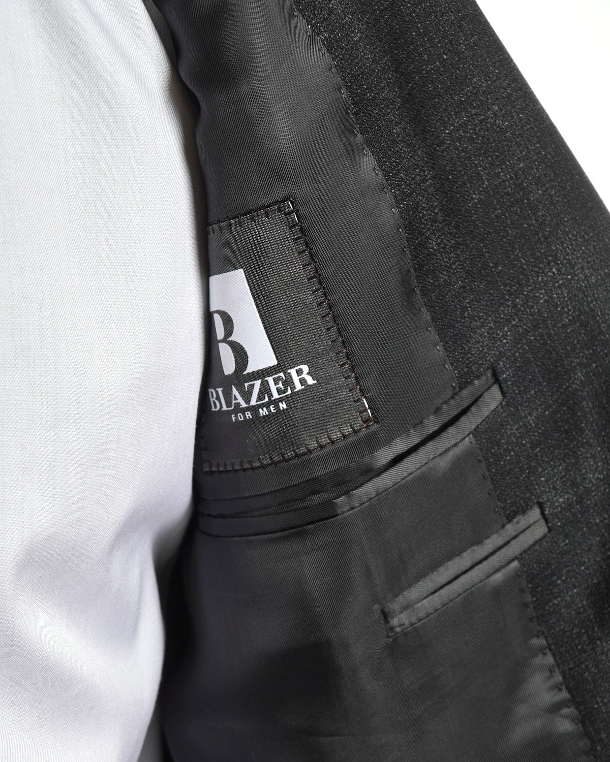 Elegant Fade Check Wool Suit - Image 6