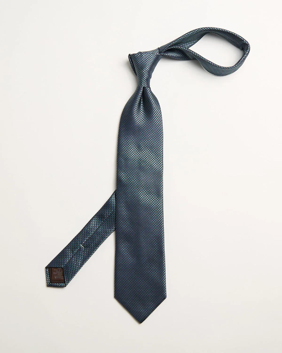 Micro Jacquard Silk Necktie