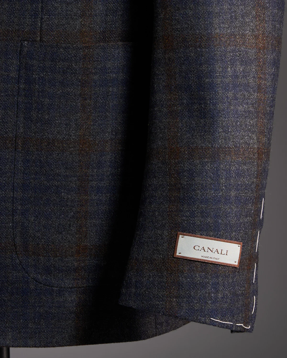 Rich Check Wool Soft 'Kei' Jacket - Image 3
