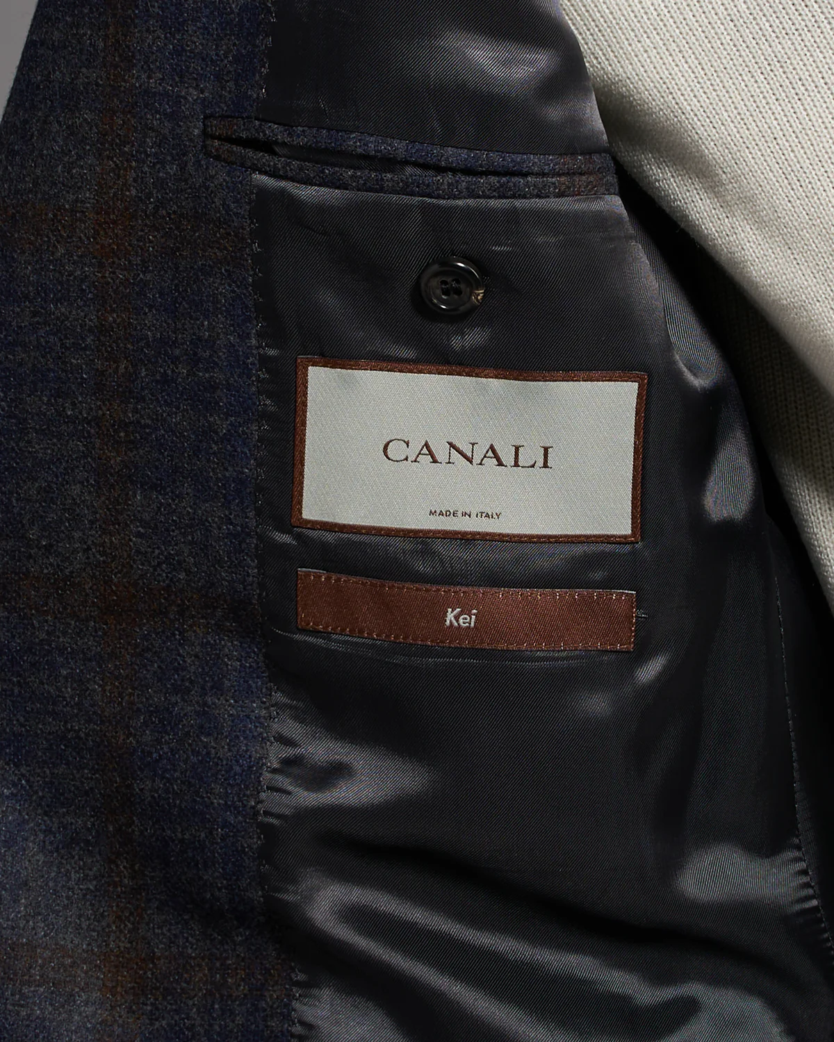 Rich Check Wool Soft 'Kei' Jacket - Image 7