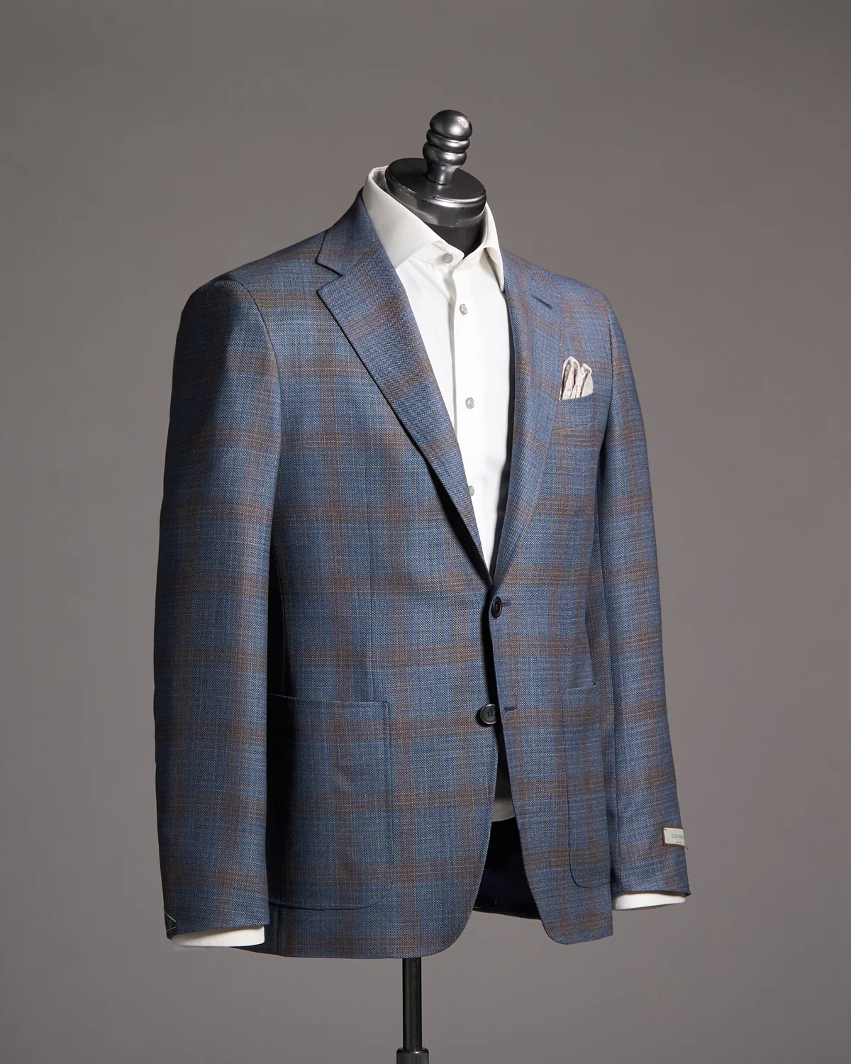 Super 130's Tonal Check 'Kei' Sport Jacket