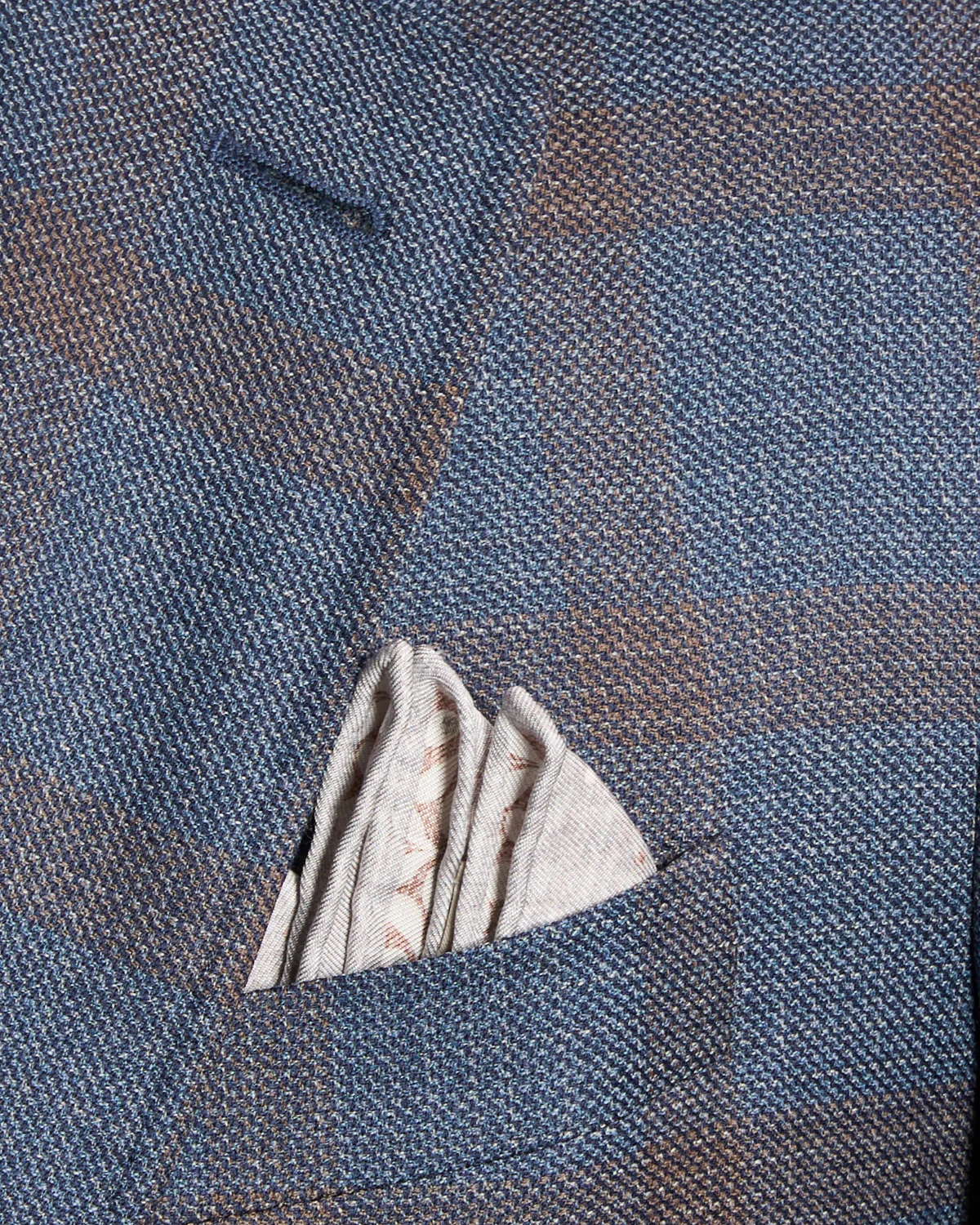 Super 130's Tonal Check 'Kei' Sport Jacket - Image 5