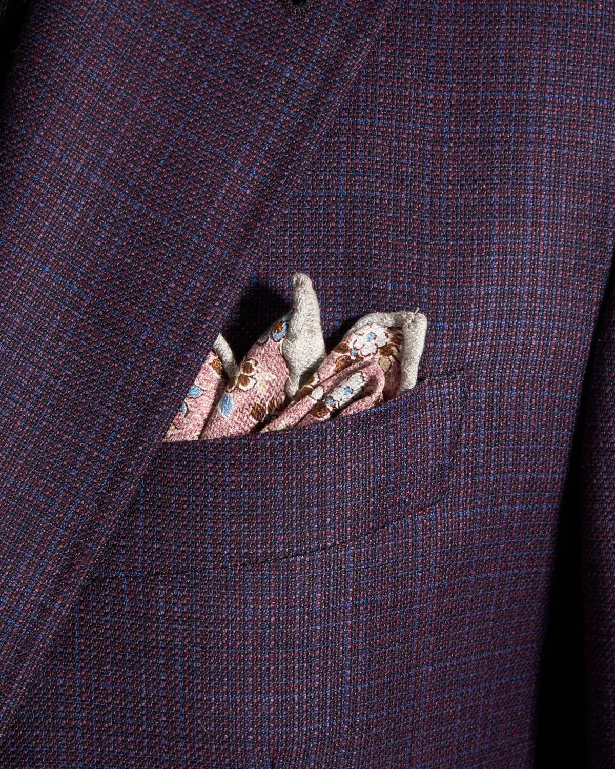 Super 130's Wool Bordeaux 'Kei' Sport Jacket - Image 6