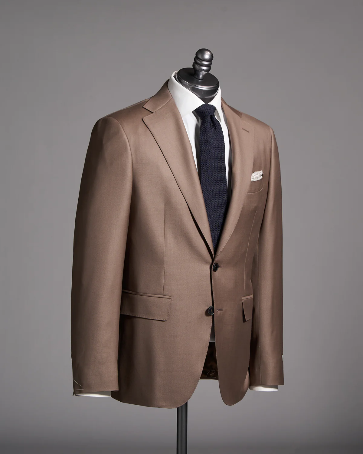 Super 130's Wool Taupe Suit
