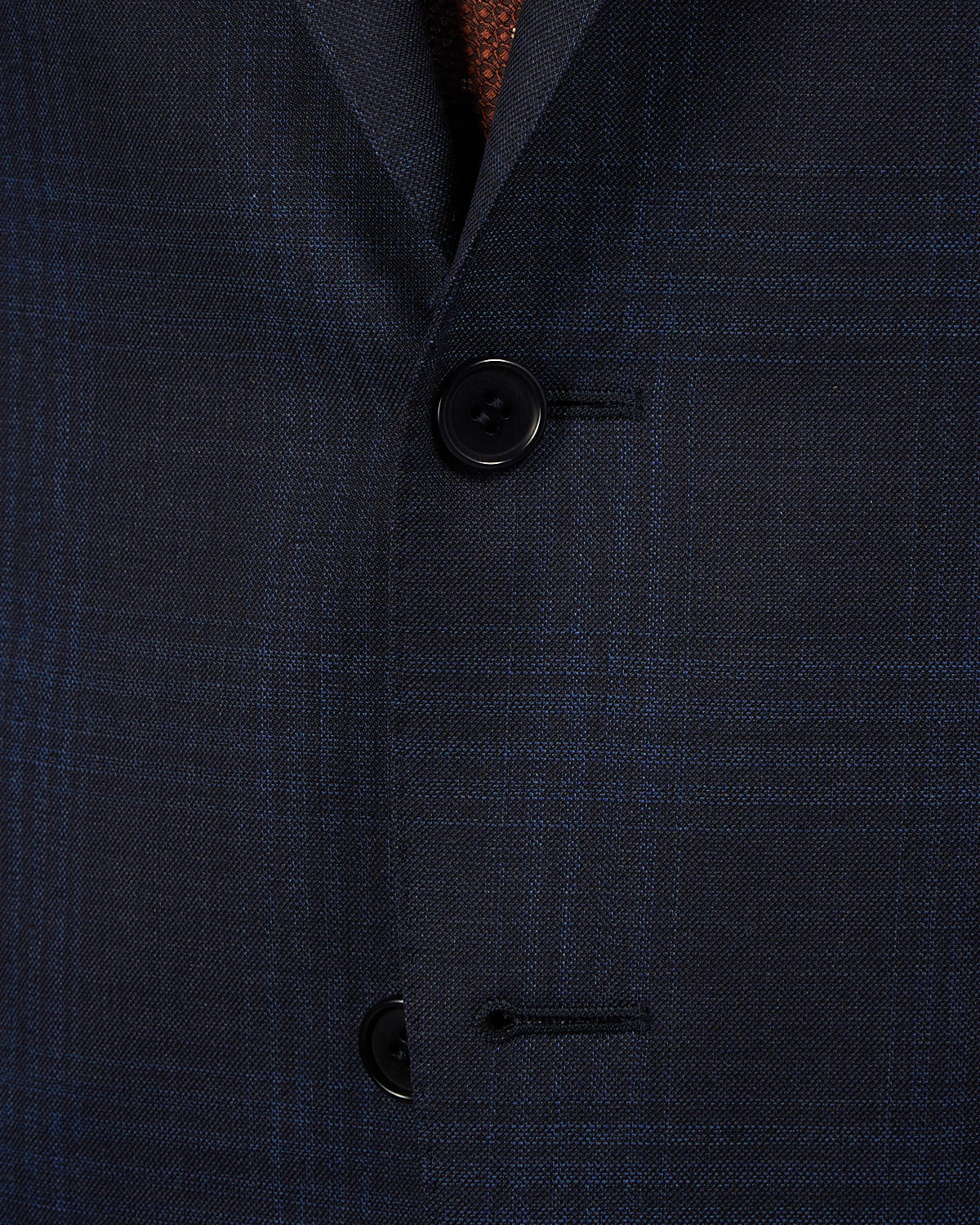 Tonal Navy Glencheck Wool Suit - Image 3