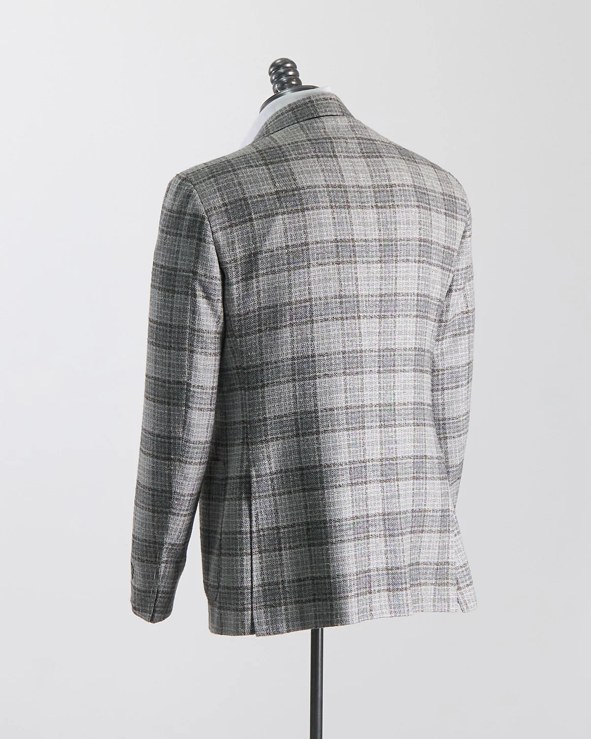 Winter White Check Soft Construced 'Kei' Jacket - Image 10