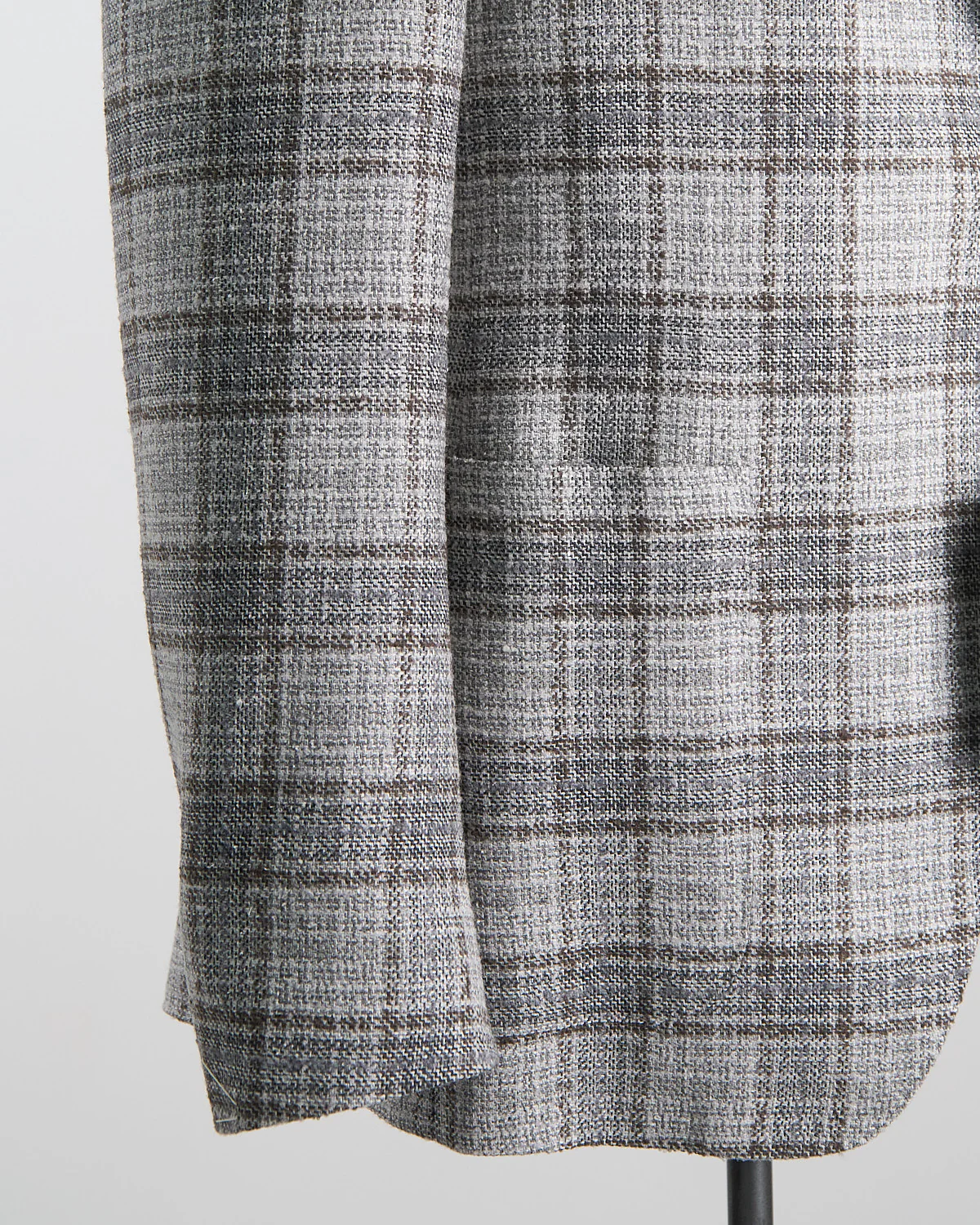 Winter White Check Soft Construced 'Kei' Jacket - Image 6