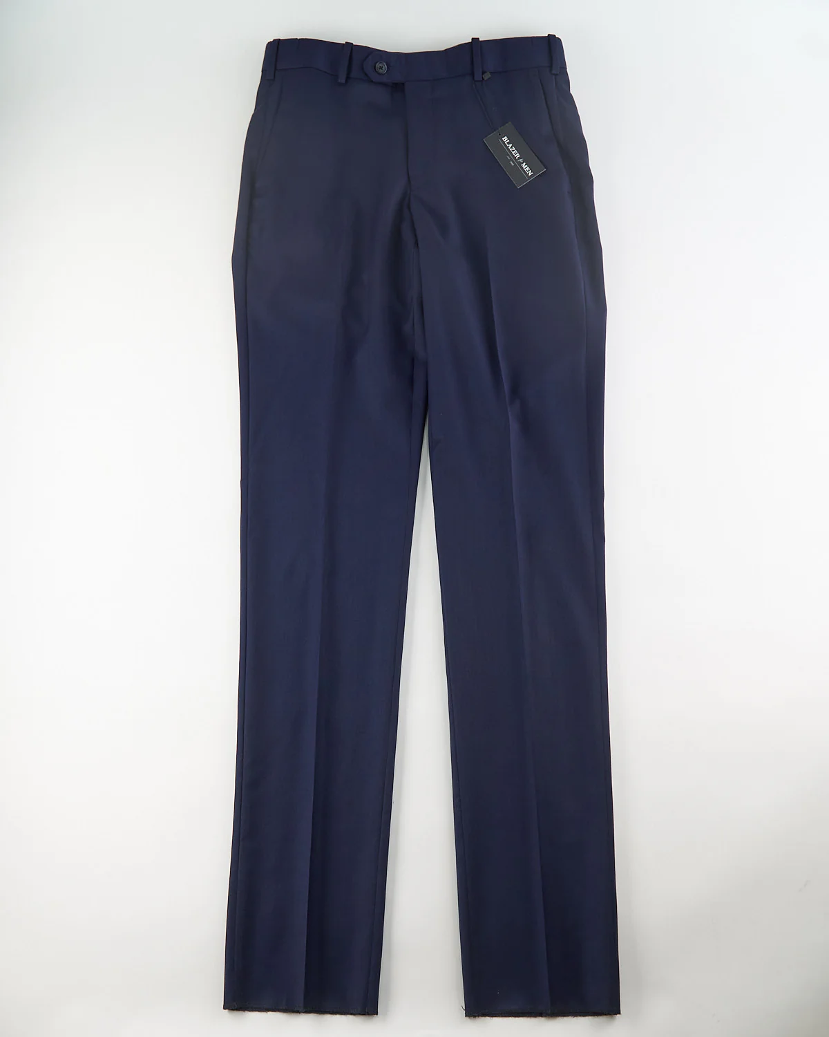 'Ash' Super 100S  Blue Wool Pant - Image 8