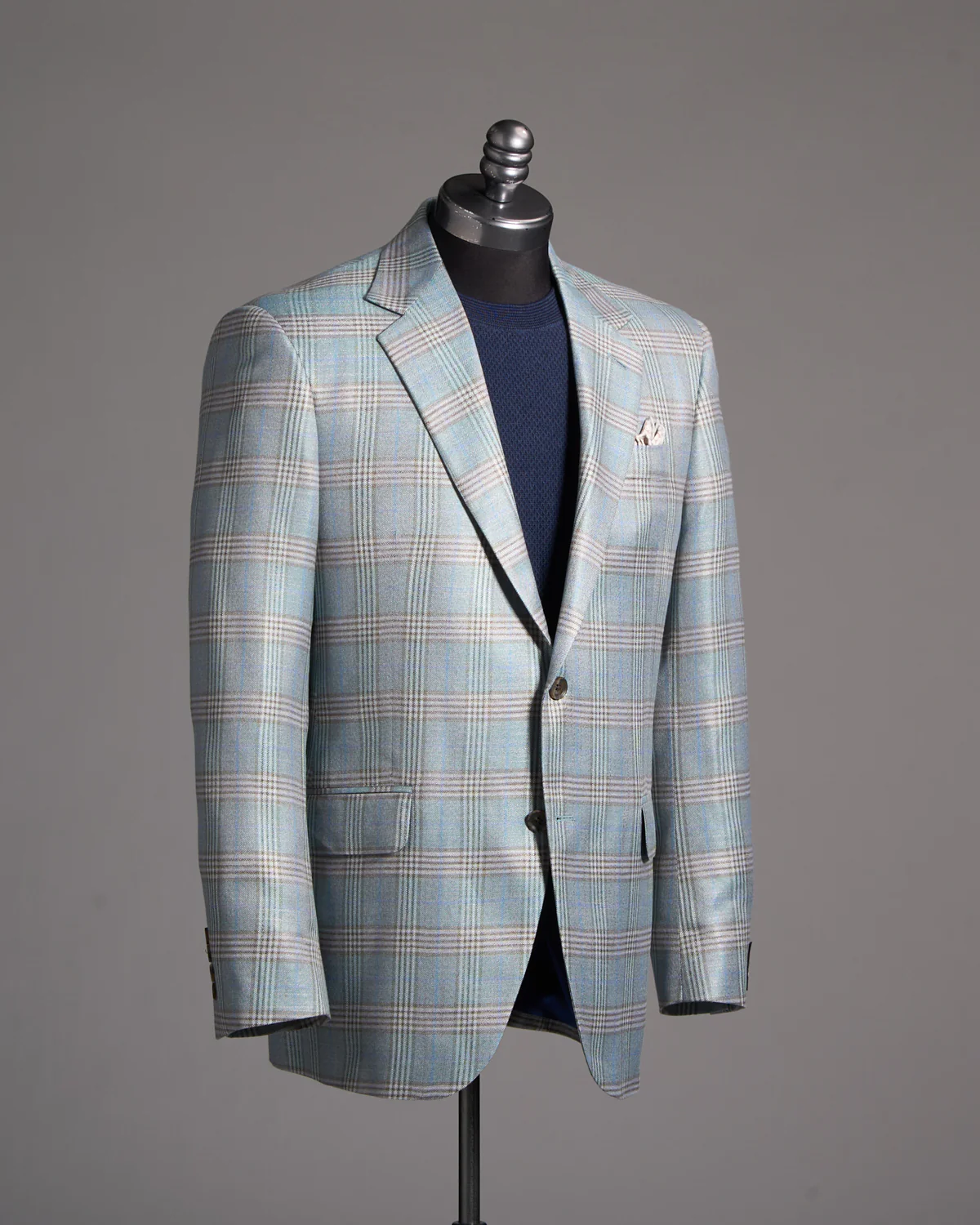 Bamboo Viscose Check Sports Jacket